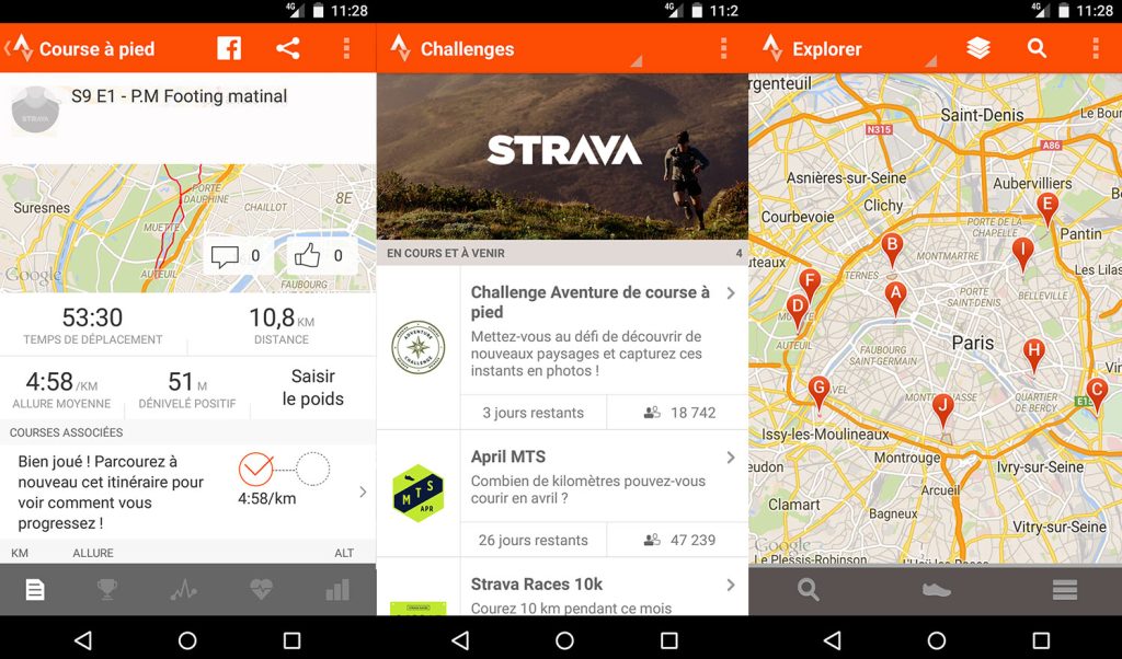 strava-application-course à pied-running